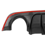 Rear Diffuser Trunk Spoiler Wing Carbon Fiber Style for 2018-2024 for Infiniti Q50
