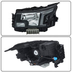 Headlamp Left Side Headlight No Bulbs For Nissan Frontier 2022 23 Black Halogen