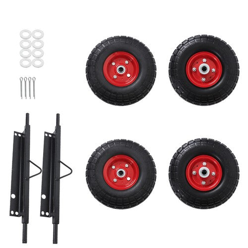 Fit For Honda Generator EU3000is Solid Never Flat Tires All Terrain Wheel Kit
