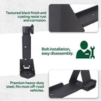 Rear Door High Hi-Lift Jack Mount Bracket Carrier For 2007-2018 Jeep Wrangler JK