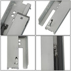 1 Pairs Undermount Drawer Slides 15 inch Undermount Soft Close Drawer Slides
