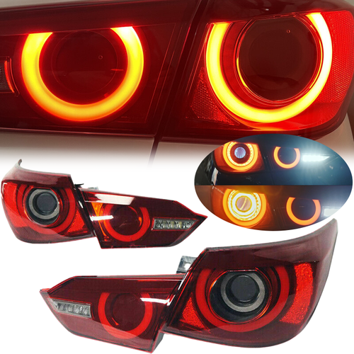 LED Tail Lights Lamp 4PCS for 2014-2017 for Infiniti Q50 Red Skyline V37 400R