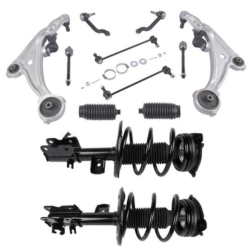 12x Front Struts w/ Spring Lower Control Arms Tierod For Nissan Altima 2007-2012