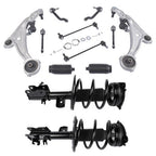 12x Front Struts w/ Spring Lower Control Arms Tierod For Nissan Altima 2007-2012