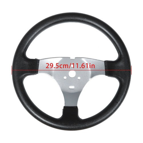 110cc Steering Wheel Assembly & Gear Rack Pinion Fit For Go Kart Quad Parts New