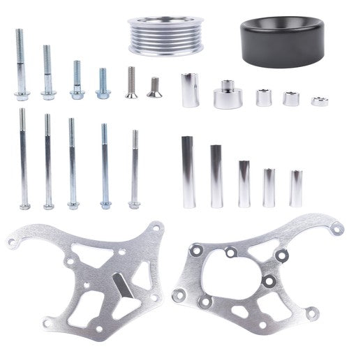 A/C Air Conditioning Compressor Bracket Kit Fits for LS Truck/SUV LS3/L99 Camaro
