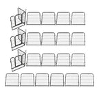 24 Panels 24x24 inch Dog Playpen Crate Fence Pet PlayPen Exercise Cage
