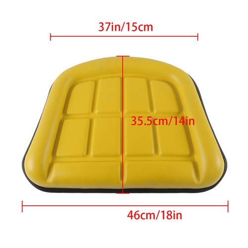 New For John Deere 310 310A 310B 401 401B Backhoe Loader Yellow Seat Cushion Set