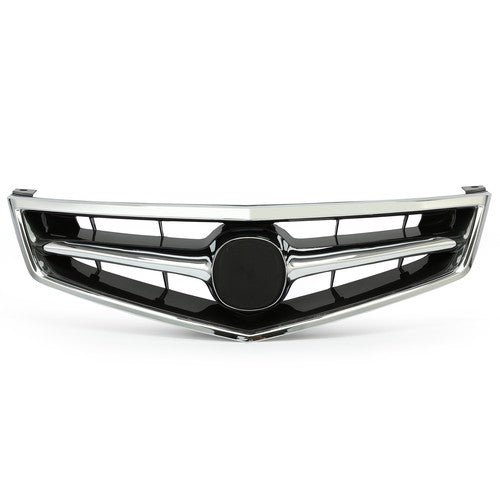Front Grill Grille with Chrome Molding for 2006-2008 Acura TSX 4-Door 4DR