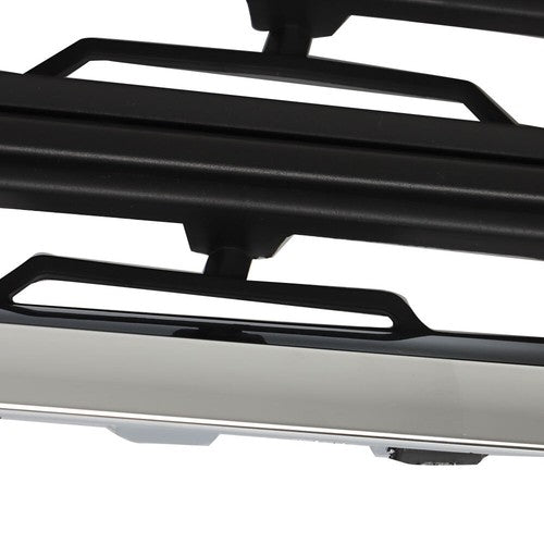 NEW For Chevy Traverse LS LT 13-2017 Front Upper Grille Insert Black/Chrome Trim