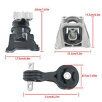3x Engine Motor & Transmission Mount For Honda Civic 2006-2011 L4 1.3L SOHC New