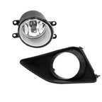 Pair Clear Bumper Driving Fog Lights Lamps w/Switch for 2009-2010 for Toyota Corolla