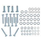 (4) 8" Galvanized Swivel Top Bunk Bracket Kit with Hardware for Boat Trailer 2��3