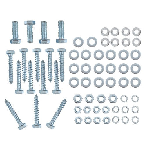 (4) 8" Galvanized Swivel Top Bunk Bracket Kit with Hardware for Boat Trailer 2��3
