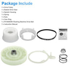 W10721967 W10006356 Washer Pulley Clutch Kit for Whirlpool AP4514410 Kit