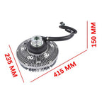 For Freightliner Cummins ISB ISL ISC Fan Clutch Silver 9804023A 9904088 9904023