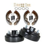 Rear Brake hub Drums Brake Shoe Spring Kit For EZGO TXT Golf Carts Electric 96+