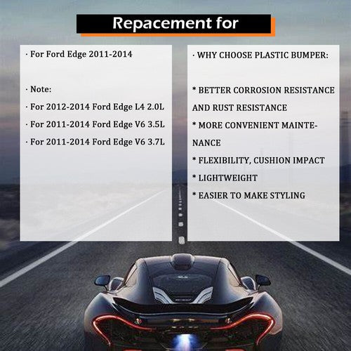 For Ford Edge 2011-2014 Quality Elaborate Front Bumper Cover Replacement