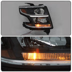 Right For Chevy Tahoe/Suburban 2015-2019 2020 HID Headlight w/HID Bulbs&Ballasts
