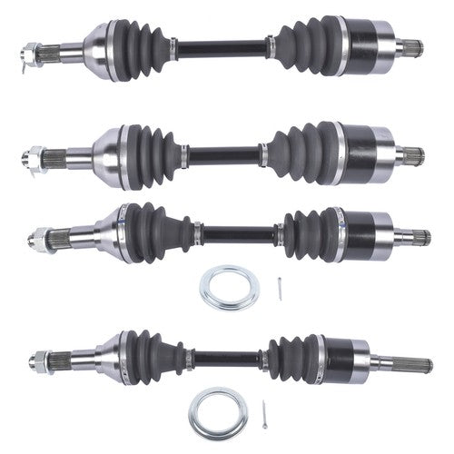 4x CV Axles Set Front Rear Left Right for Can-Am Outlander Max 500 650 850 1000R