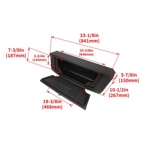 Tail Luggage Box Luggage For Kawasaki 20-25 Teryx Krx Krx4 1000 99994-1320
