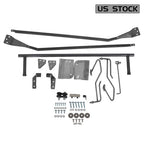 Hood Flip Tilt Combo Kit Stainless Steel Rubber For Ford F100 F 100 1953-1956
