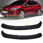 For 2012 2013 2014 Ford Focus Black Plastic Lower Bumper Valence Trim Pair BOTH