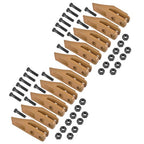 6684447 Trenching Bucket Teeth 10PK with Bolts and Nuts 20PK for 5/8" Bucket Lip