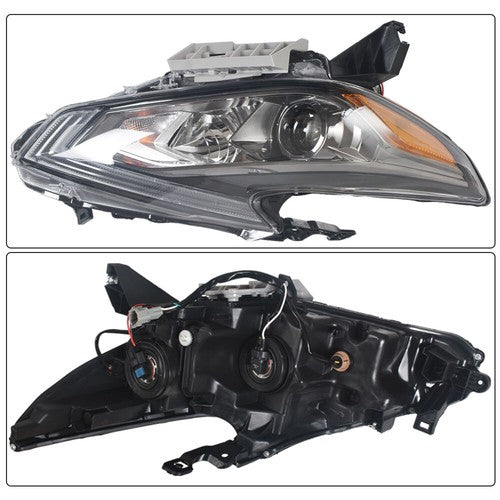 Halogen Headlight For Nissan Altima 2016-2018 Passenger Side Right Housing Black