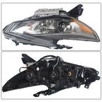 Halogen Headlight For Nissan Altima 2016-2018 Passenger Side Right Housing Black