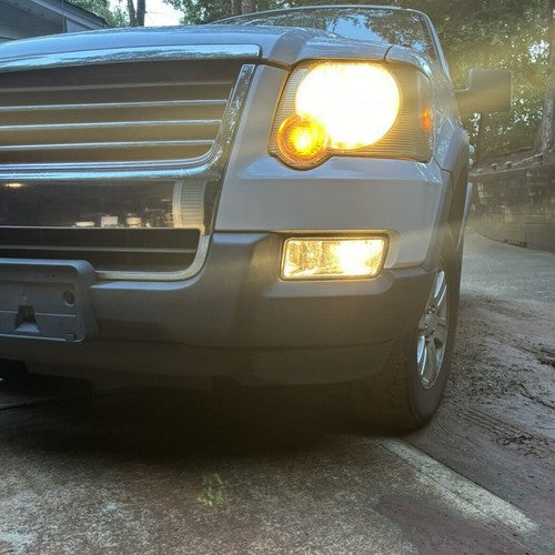 For Ford Explorer 2006-10 And Sport Trac 2007-10 Fog Lights With Bulbs And Wiring LH And RH