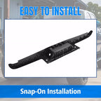 Black Rear Bumper Top Step Cover with Sensors for Ford F150 F 150 09 14 Styleside