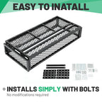 Universal For ATV Front&Rear Drop Cargo Basket Rack Storage Carrier Hauler 2 PCS