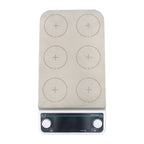 6x500ml 6 Magnetic Heating Stirrer Multi-Position Magnetic 120℃/248℉ 50-1200RPM