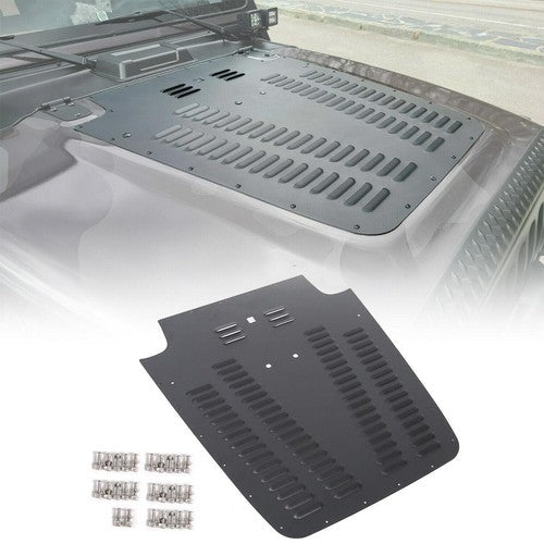 Vented Hood Louver Black For Jeep Wrangler TJ LJ 2003 2004 2005 2006