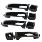 Glossy Black Painted Door Handle Kit 4 Pcs for Toyota Tundra Sequoia 2011-2019