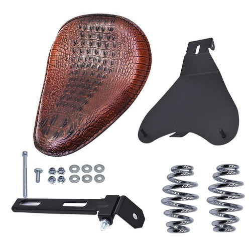Bobber Motorcycle Solo Seat Spring Black For Honda Shadow Spirit ACE VT 1100 750