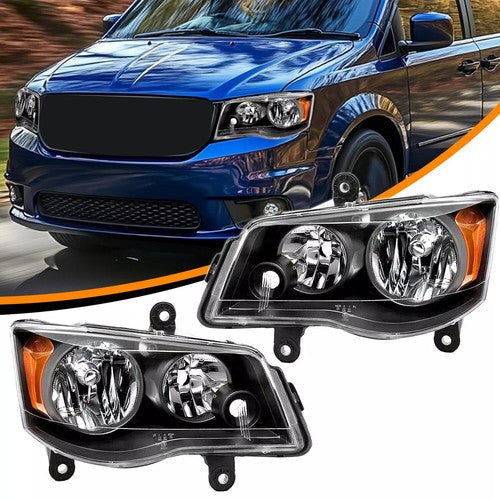 Headlights For Dodge Grand Caravan 2011-20 For Chrysler Town&Country2008-16 2Pcs