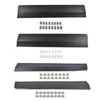 4Pcs Front Rear Lower LH & RH Door Trim Molding Black for Cadillac XT5 2017-2025