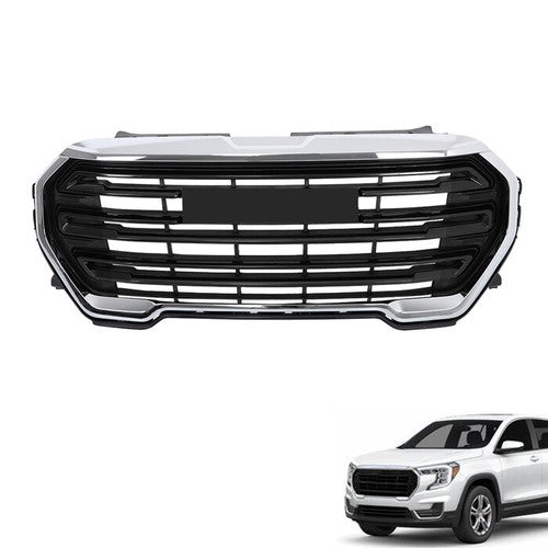 New Chrome Front Upper Bumper Grill Grille For GMC Terrain SLE/SLT 2022-2023