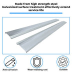 Lh Rh Outer Rocker Panels Slip On For 2002-08 Dodge Ram Pick Up 4 Door Quad Cab