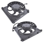 2x Engine Radiator Cooling Fan Assembly Left + Right for Tesla Model S 2012-2020