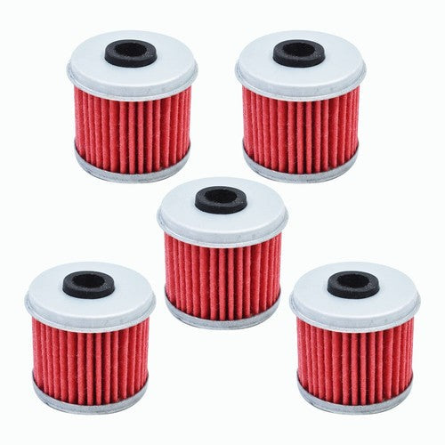 5x Oil Filter For Honda CRF250R CRF250X CRF450R CRF450X TRX450R CRF150R CRF150RB