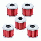 5x Oil Filter For Honda CRF250R CRF250X CRF450R CRF450X TRX450R CRF150R CRF150RB
