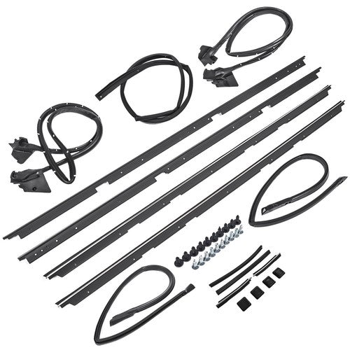 17 Pcs Door Tailgate Weatherstripping Seal Kit For any 1978-1987 Chevy El Camino