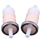 2X 3/8" In Line Fuel Filter For Honda CBR600 CBR900 GL1500 VTX1300 16900-MG8-003