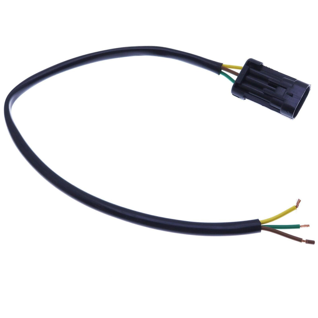 3-PIN Connector Wiper Motor Plug W/ Wire for Bobcat S100 S130 T140 T180 T190
