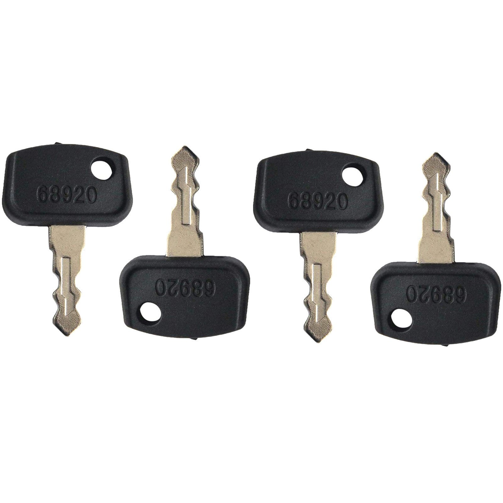 4PCS Keys 68920 PL501-68920 for Kubota RTV Series RTV-X1100C RTV900G RTV500