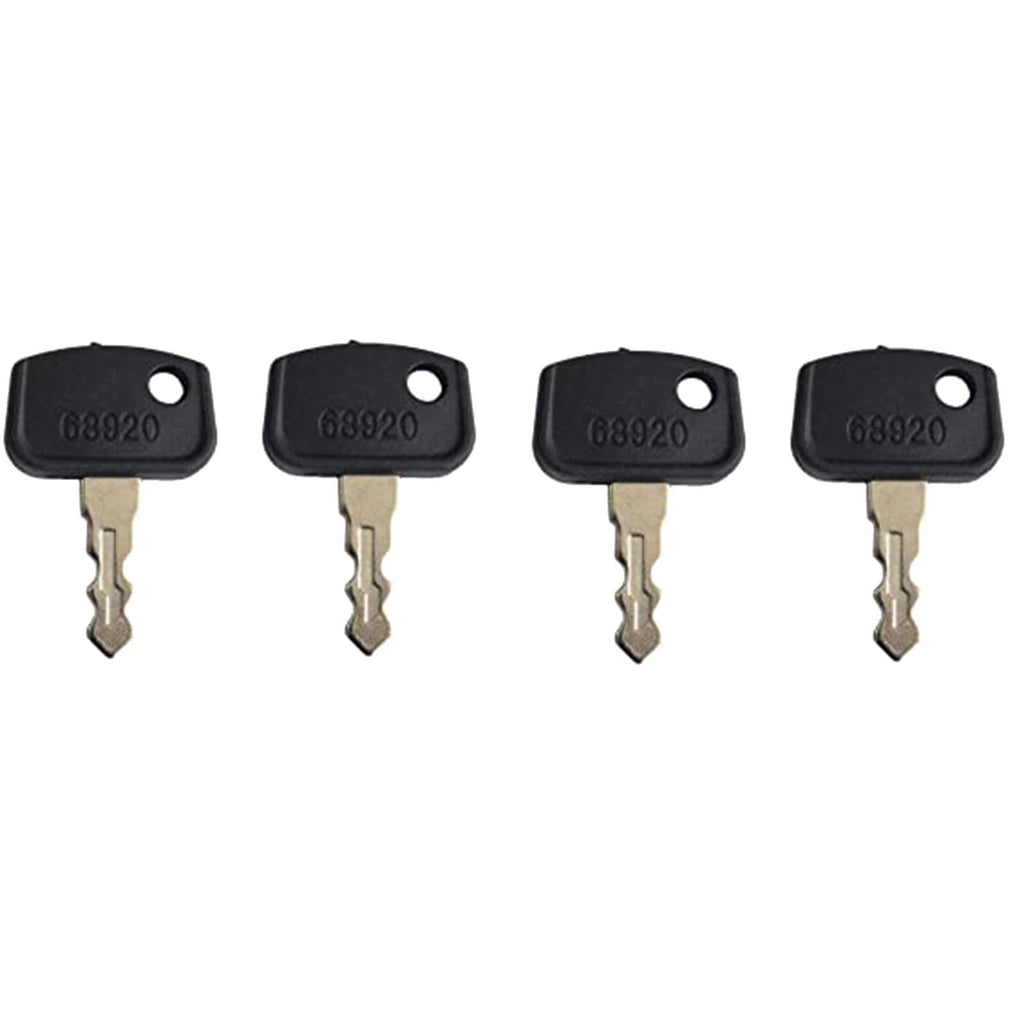 4PCS Keys for Kubota Equipment RTV Utility B BX F GR ZD RTV500 RTV900 68920