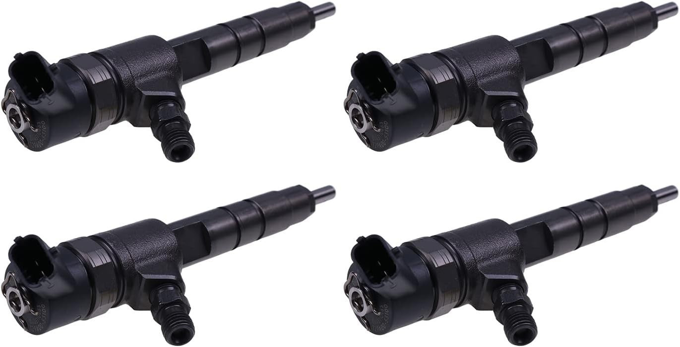 4X Fuel Injector 129A00-53100 0445110463 for Yanmar 4TNV88C 3TNV88C Engine